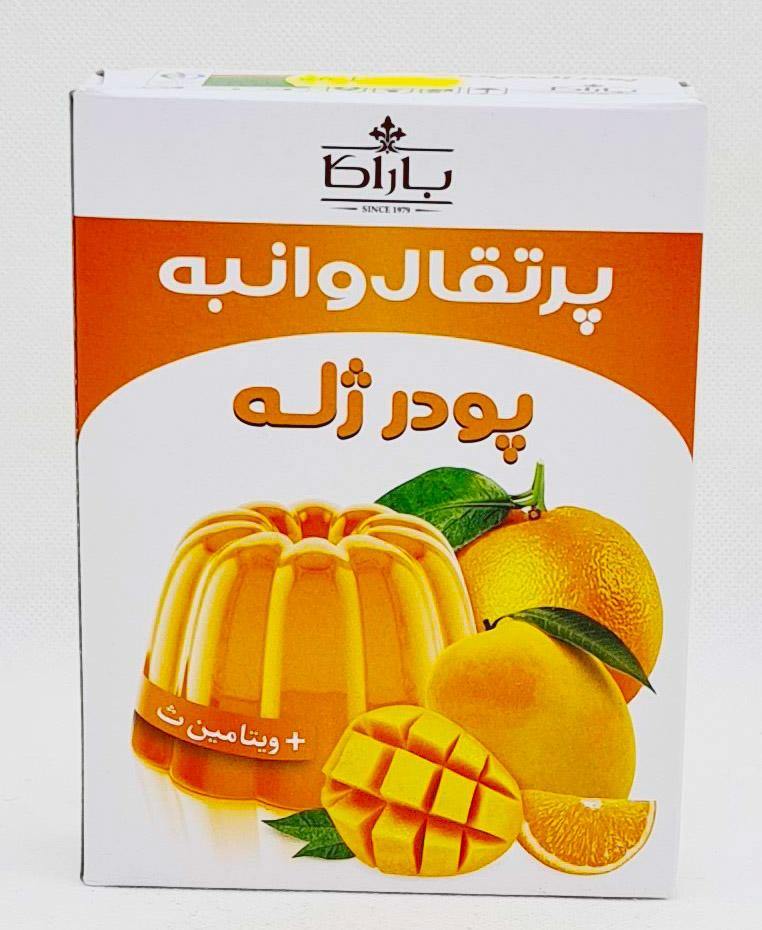 Baraka Podre Zhele Porteghal Anbeh - Wackelpudding Orange & Mango 100g - Persienmarkt