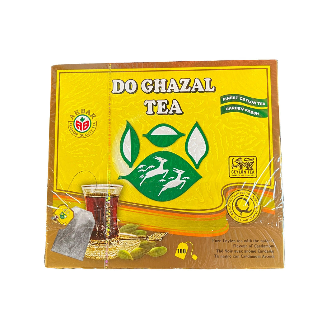 DO GHAZAL Chai Kisehei Siah ba Hel - Schwarzer Tee mit Kardamom 300g - Persienmarkt