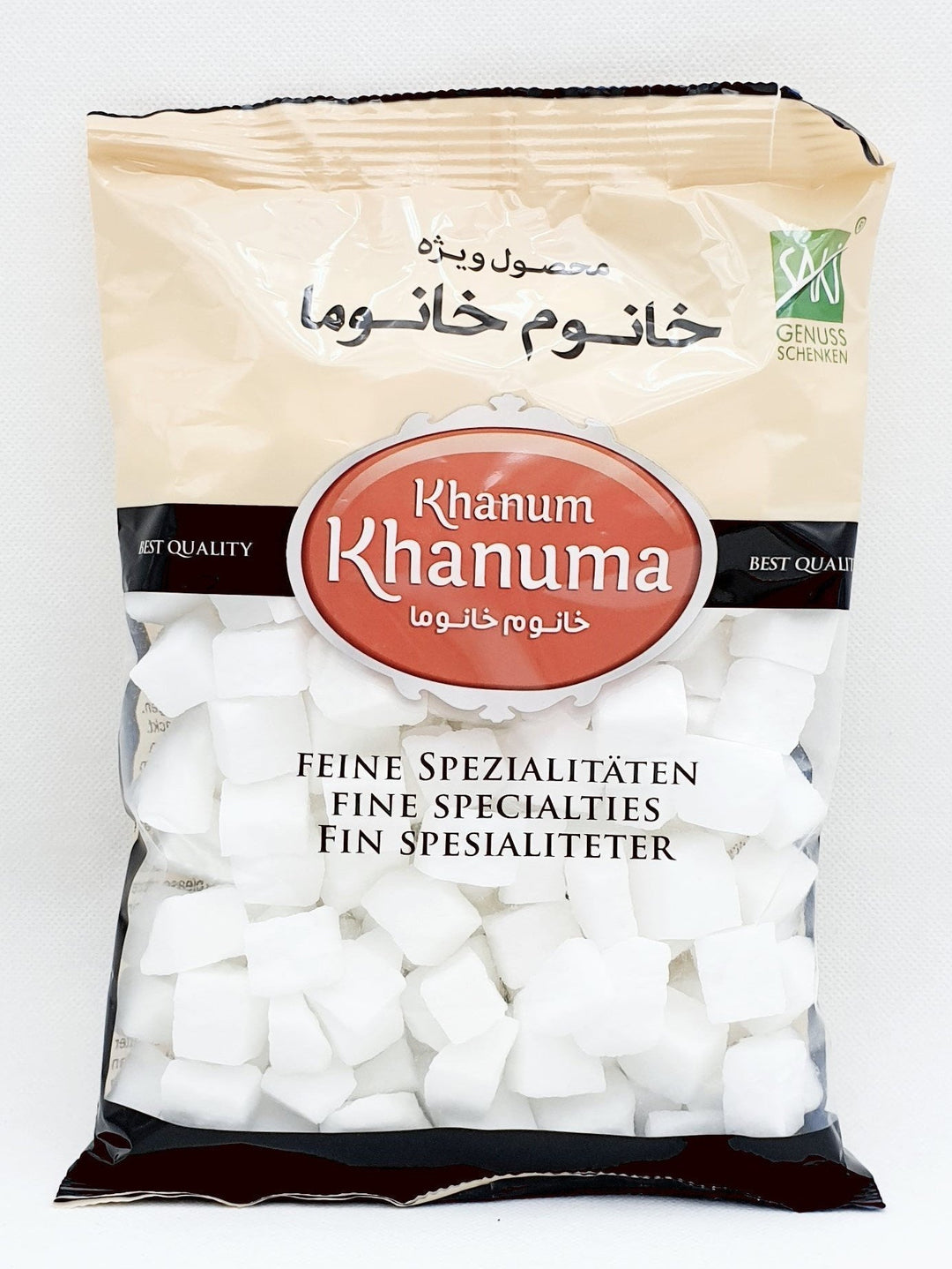 Khanum Khanuma Ghand Habehei - kubischer Zucker 300g - Persienmarkt