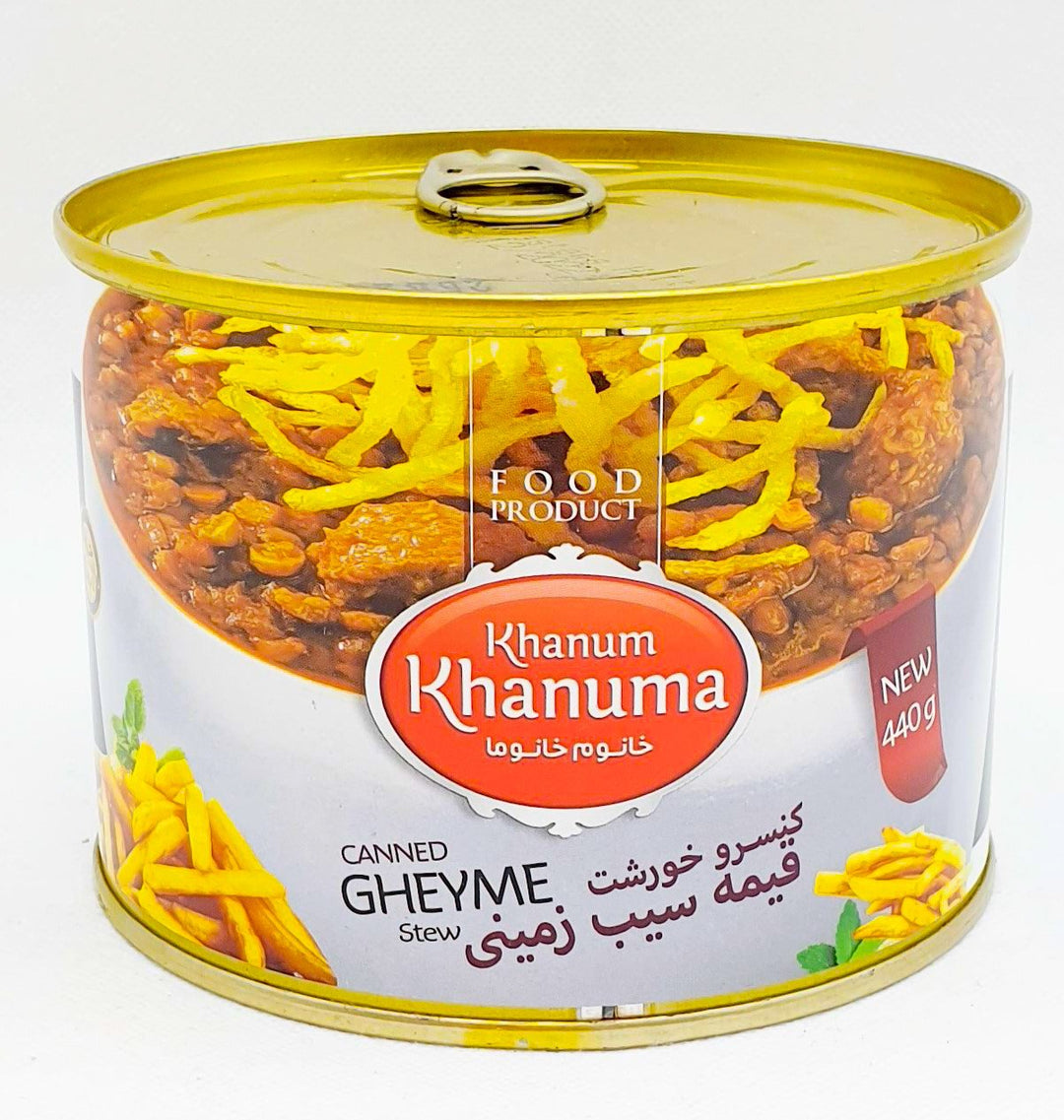 Khanum Khanuma Khoresht Gheimeh Sibzamini - Gelbe Linsen Eintopf mit Pommes 440g - Persienmarkt