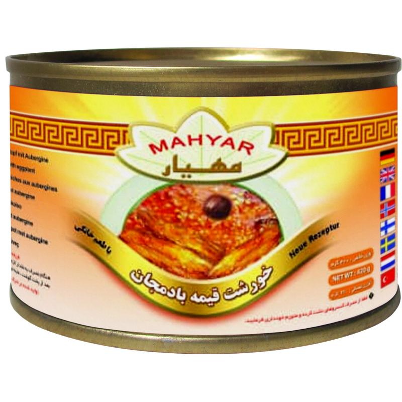 Mahyar Khoreshte Gheimeh Bademjan - Halbe Kichererbsen & Auberginen Eintopf 450g - Persienmarkt