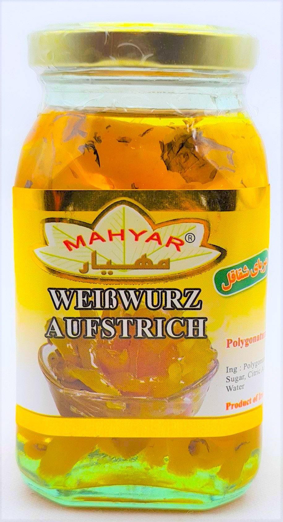 Mahyar Morabaye shaghaghol - Weisswurzmarmelade 300g - Persienmarkt