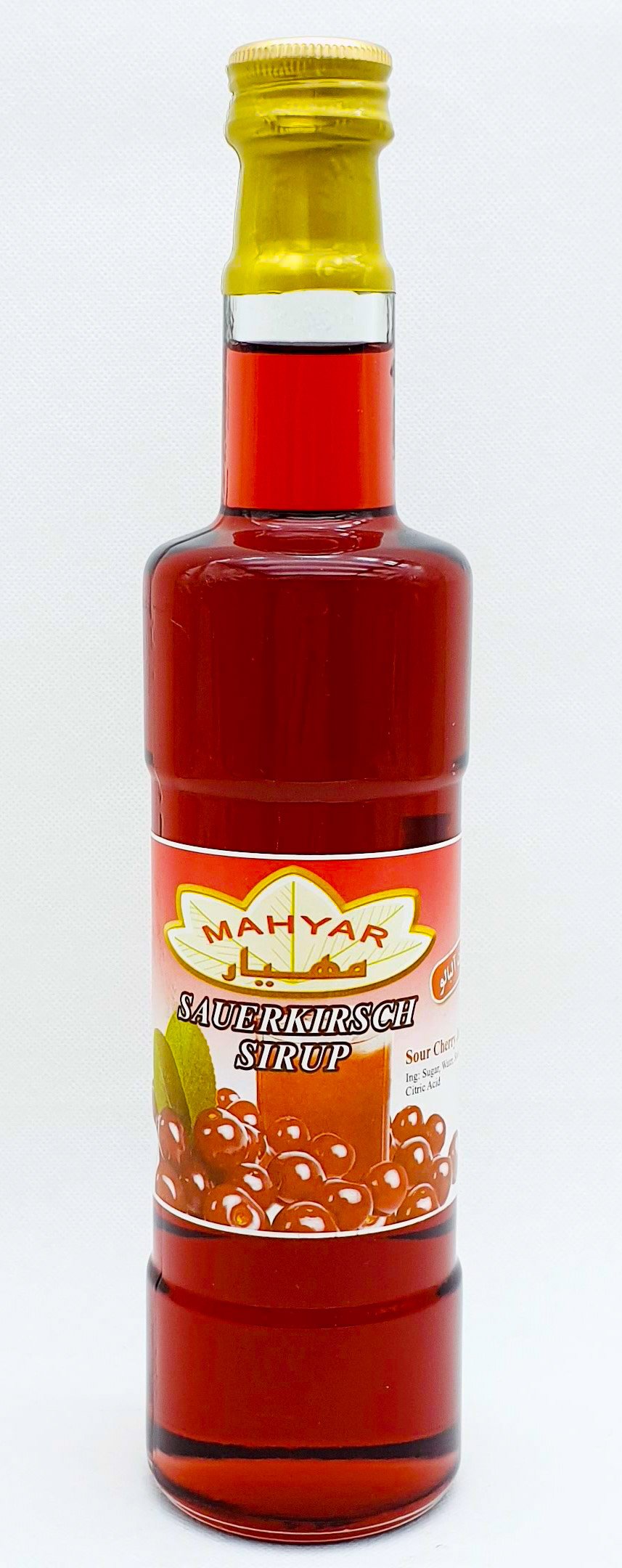 Mahyar Sharbate Albalu - Sauerkirsch Sirup 650g - Persienmarkt