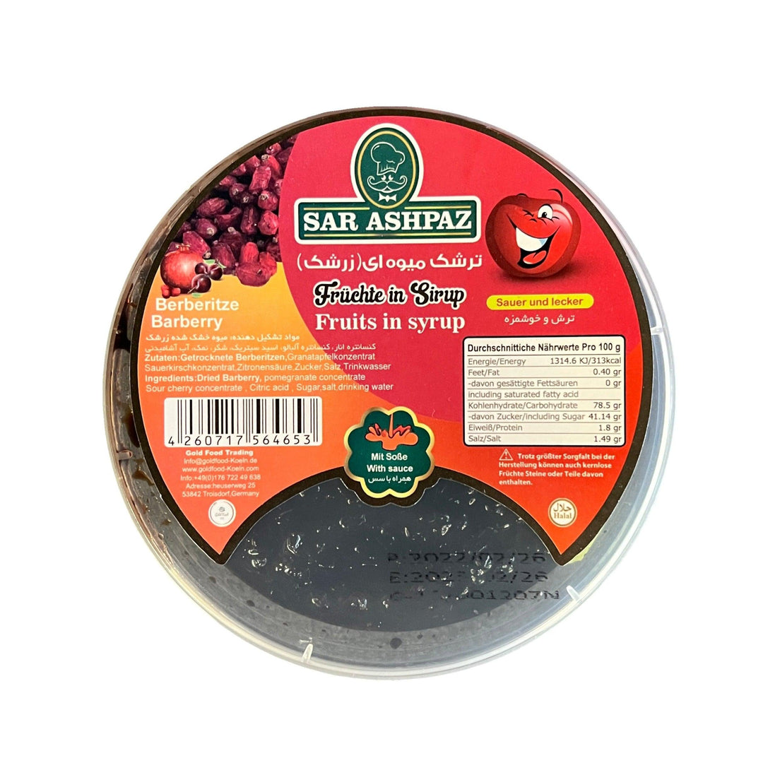 SARASHPAZ Torshak Mivehei Zereshk - 250g - Persienmarkt