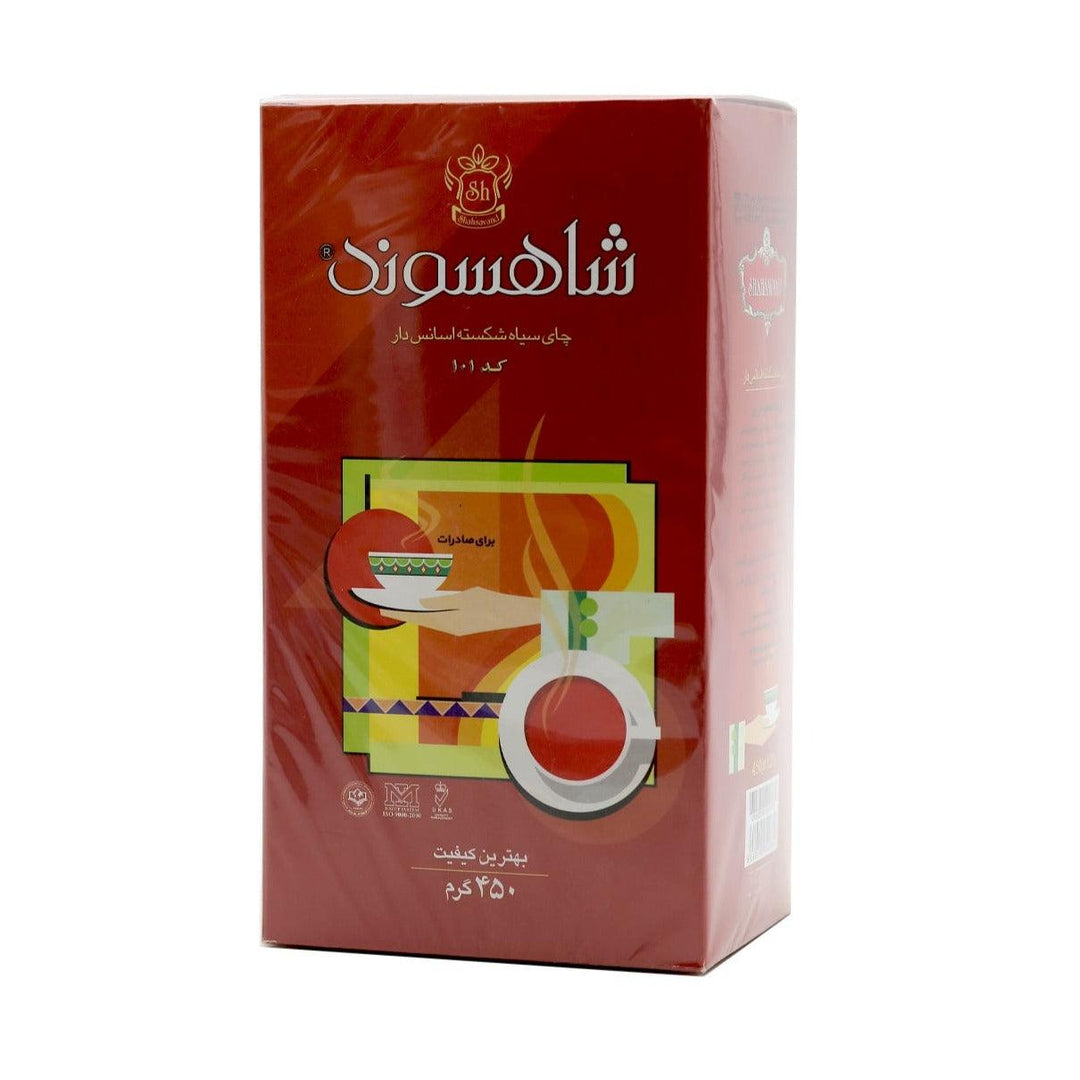 SHAHSAVAN Chai Siah Shekasteh Esansdar - Schwarzer Tee 450g - Persienmarkt