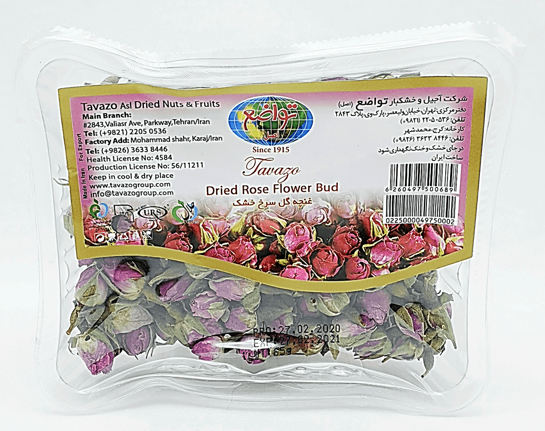 Tavazo Gole Sorkh Khoshk - Getrockneter Rosenknospen 80g - Persienmarkt