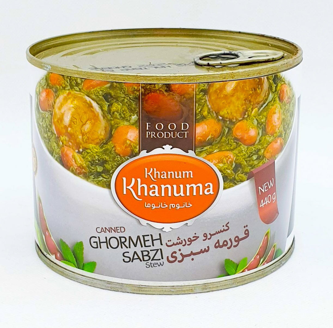 Khanum Khanuma Khoreshte Ghormeh Sabzi - Kräuter Eintopf 440g - Persienmarkt