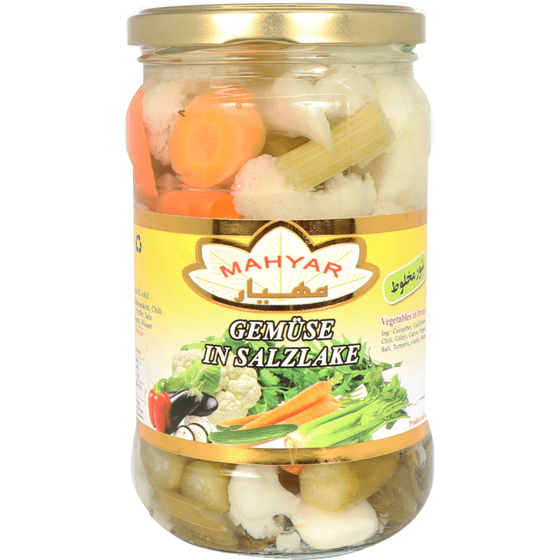 Mahyar Shur Makhlut - Eingelegte Gemüse in Salzlake 650g - Persienmarkt