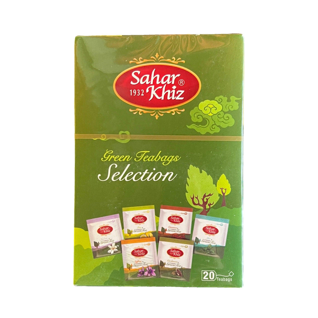 SAHARKHIZ Chai Sabz Kisehei Makhlut - Gemischter Beutel Grün Tee 85g - Persienmarkt